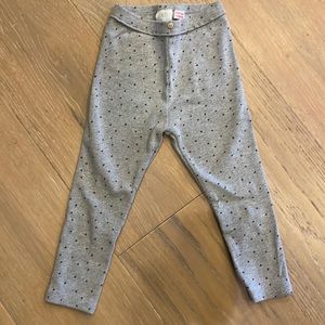 Zara Grey with black dots comfy pants